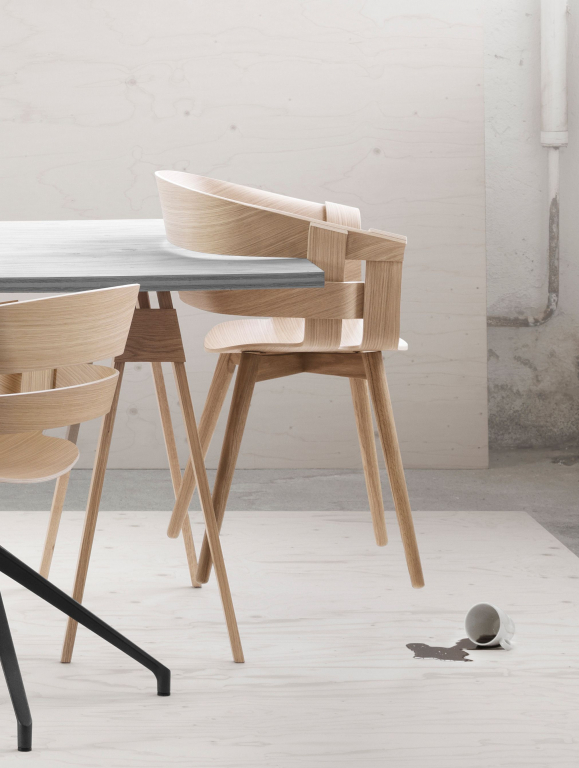 Design House Stockholm Wick Wood stoel eiken