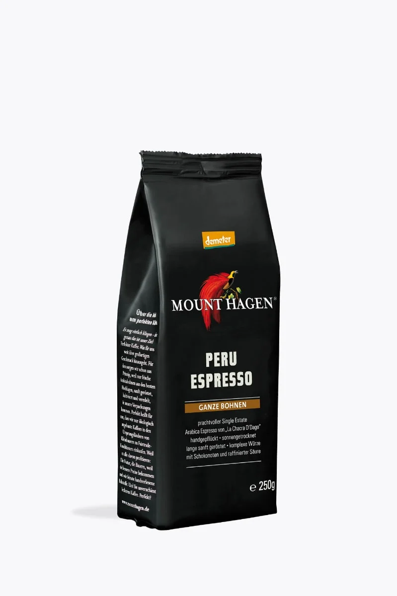 Mount Hagen Peru Espresso Bio 250g