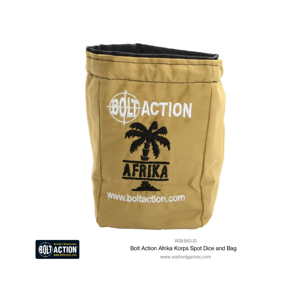 Bolt Action Afrika Korps Dice Bag