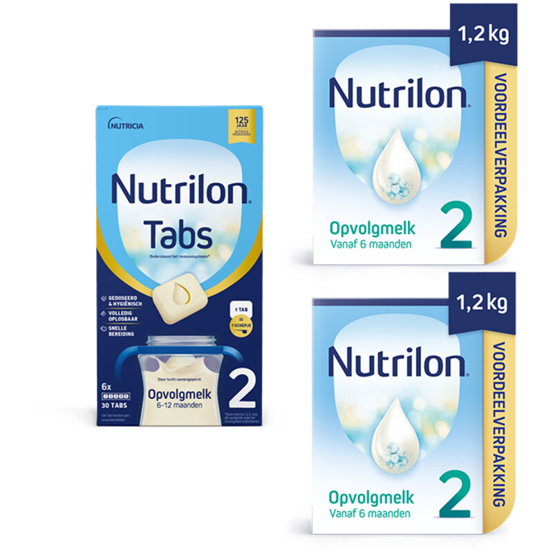 Nutrilon Tabs 2 + Opvolgmelk 2 pakket