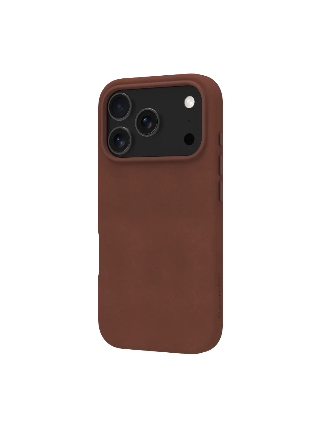 iPhone 17 Pro MagSafe Echtleder Hardcase Hülle Roskilde Recycled (RO63GT006637) - Dark Tan