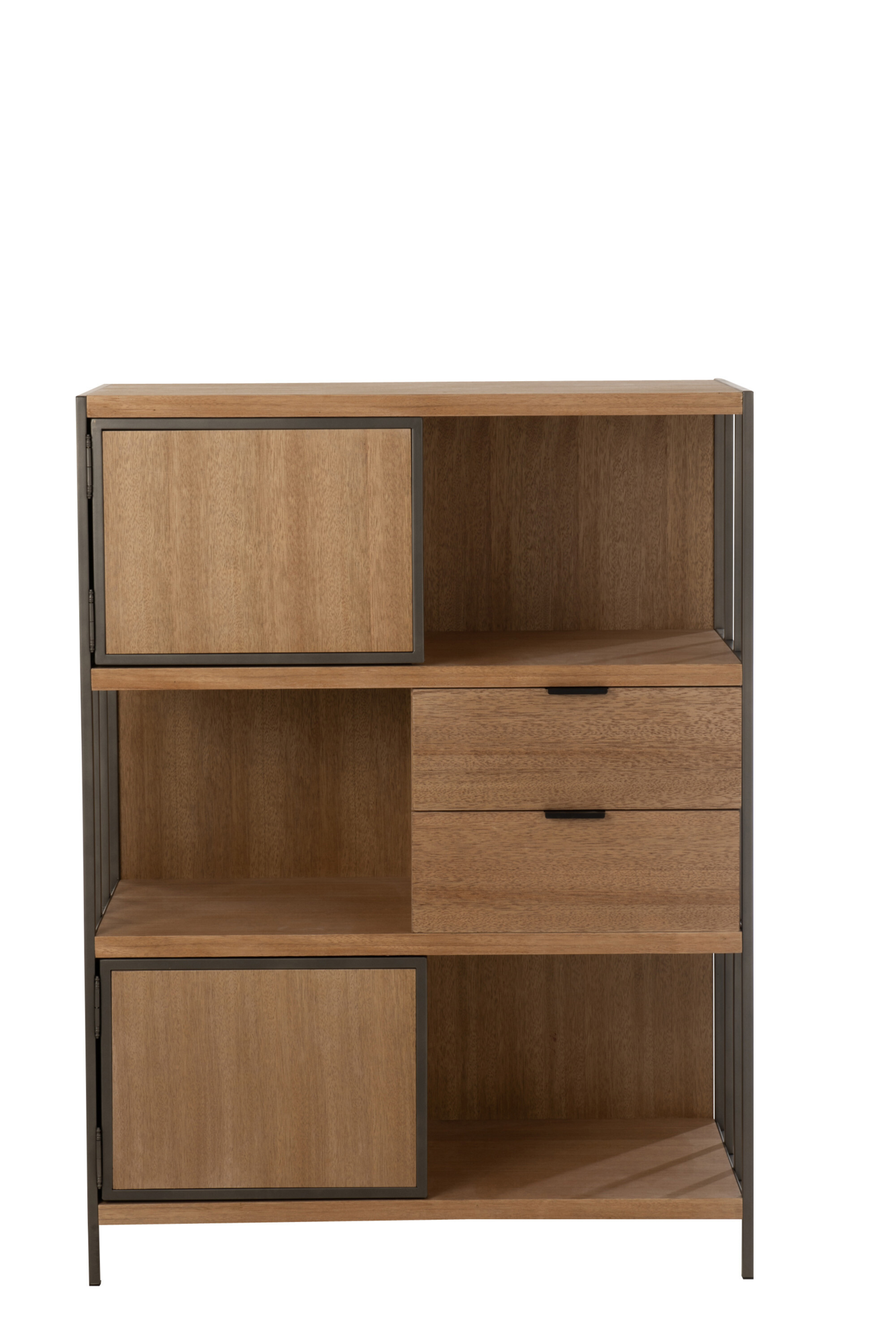 Kast hout/metaal Naturel