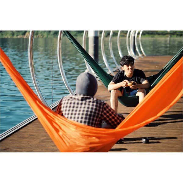 Hamac bivouac TICKET TO THE MOON LIGHTEST HAMMOCK ORANGE