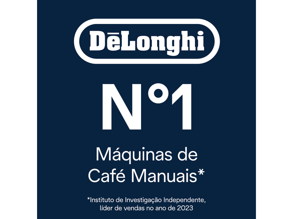 MÁQUINA DE CAFÉ EXPRESSO MANUAL DELONGHI EC685.BK DEDICA STYLE PRETO MATE
