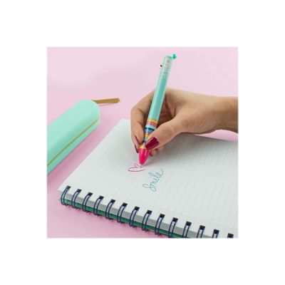 Legami - Stylo à bille 2 couleurs - motif lama