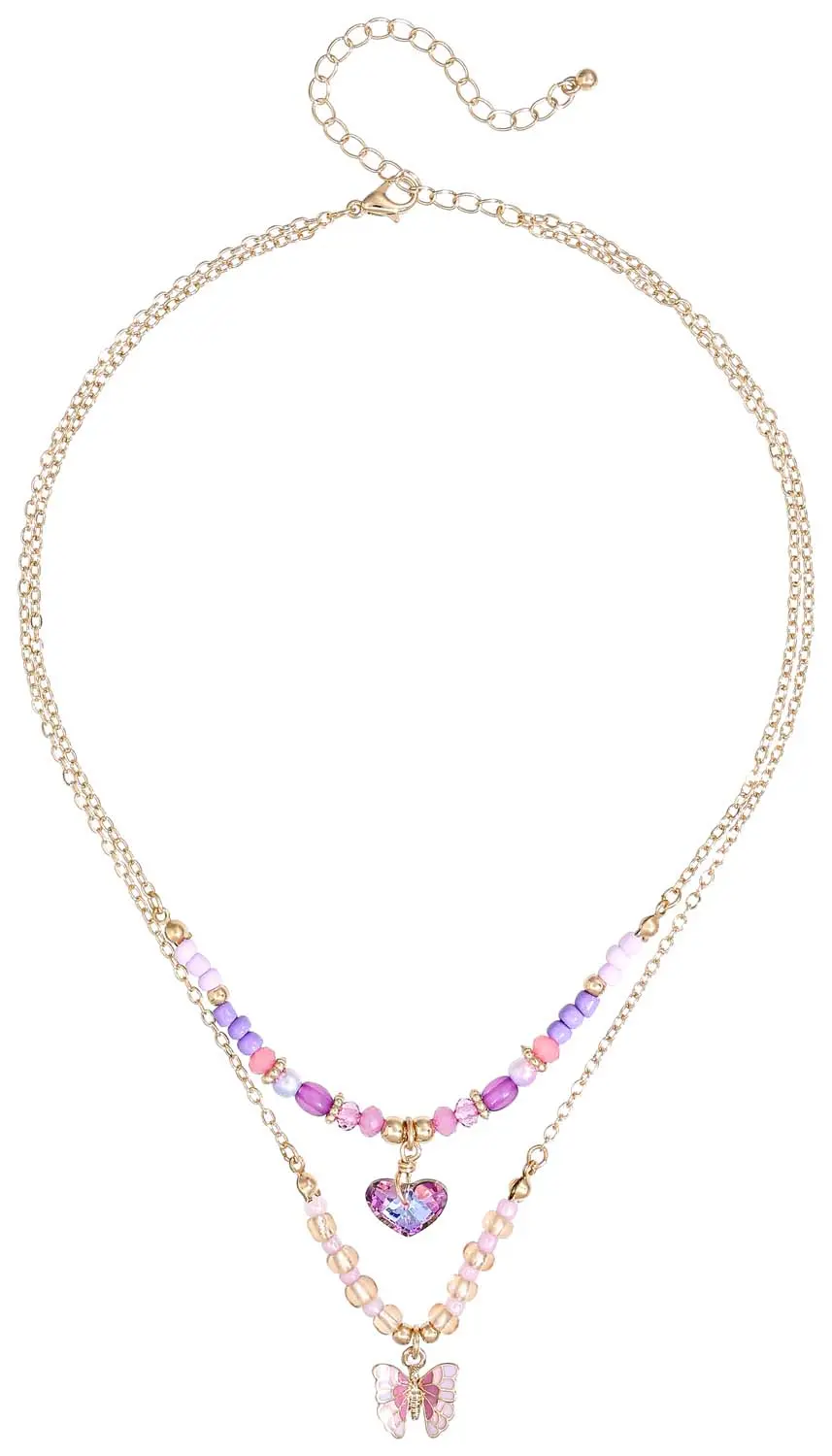 Kinder Layering Kette - Special Pink