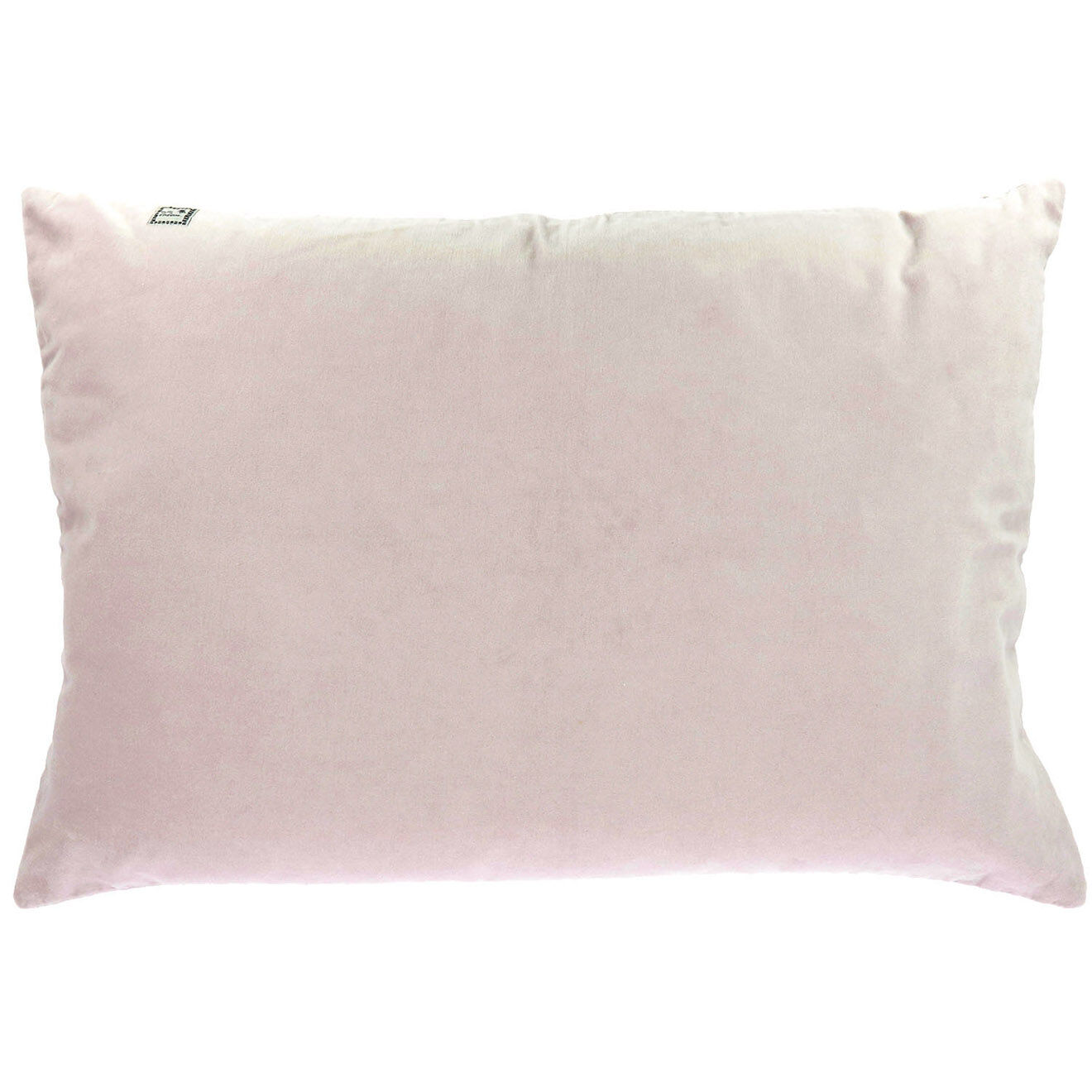En Fil d'Indienne Grande housse de coussin Vague velours orchidée - 50x75 cm