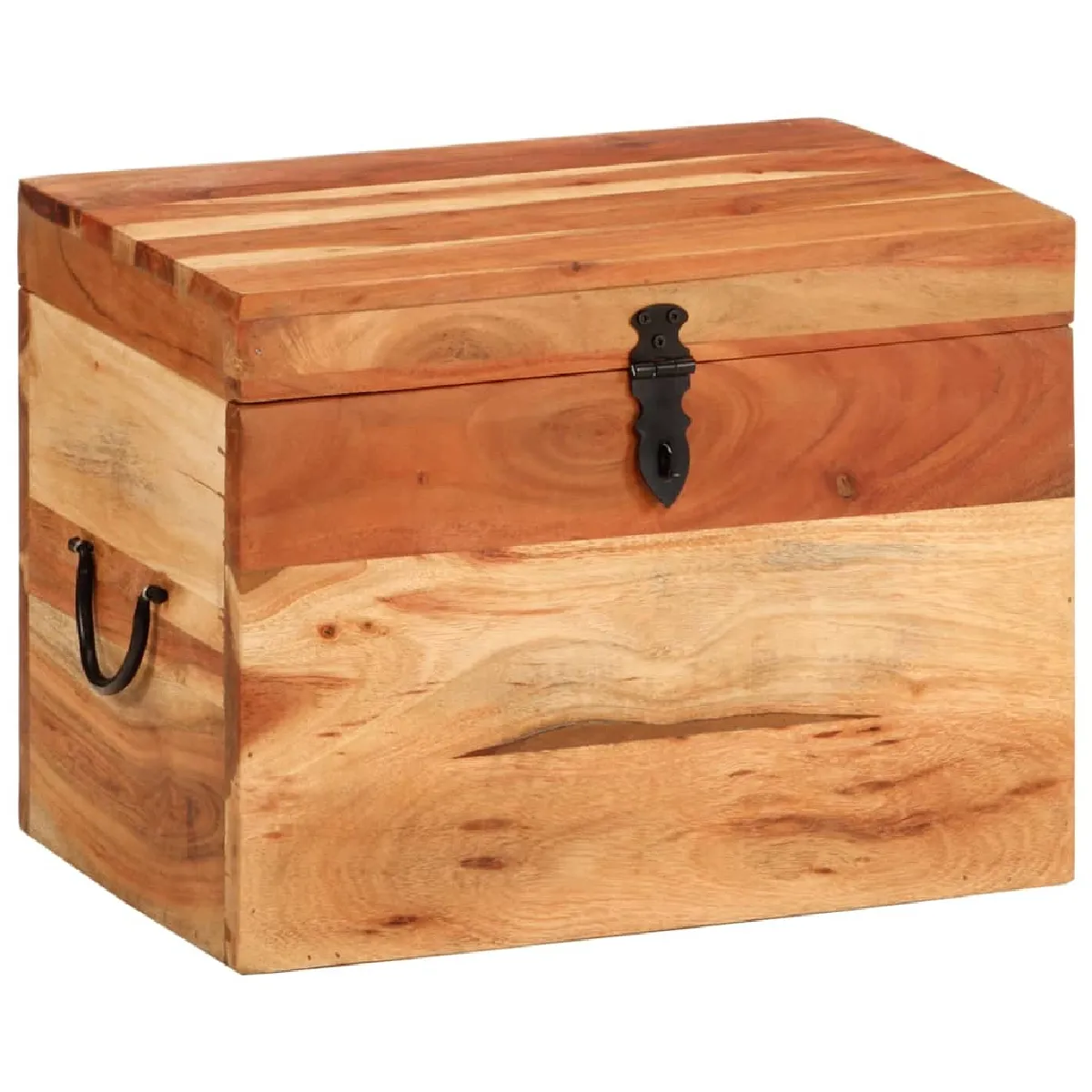 VIDAXL Boîte de Rangement en Bois d'Acacia
