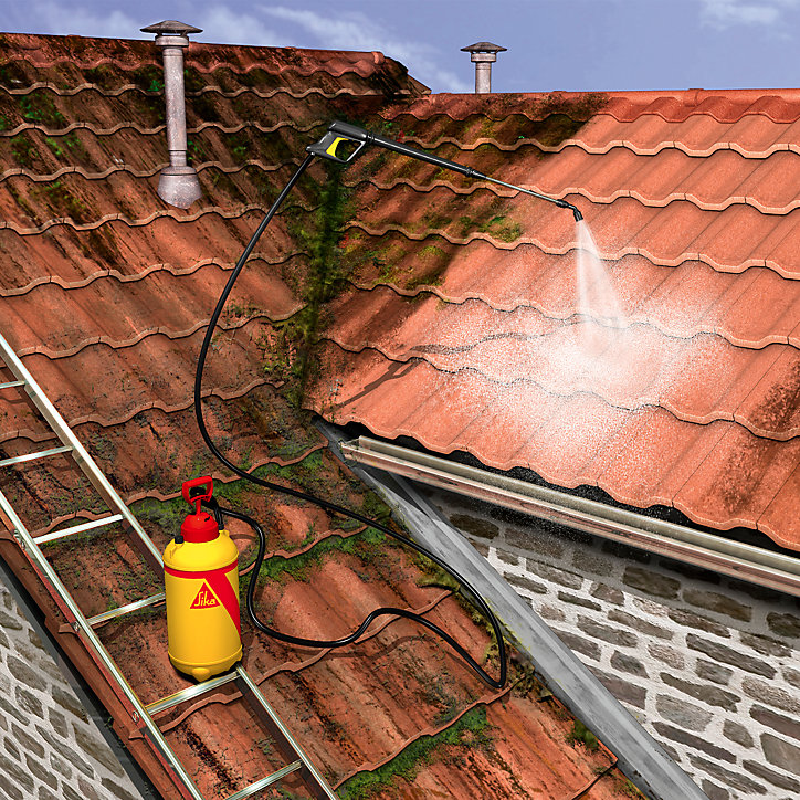 Protection hydrofuge façade, mur, toiture et sol Sika Sikagard 240 Protection Tout en 1 5 L