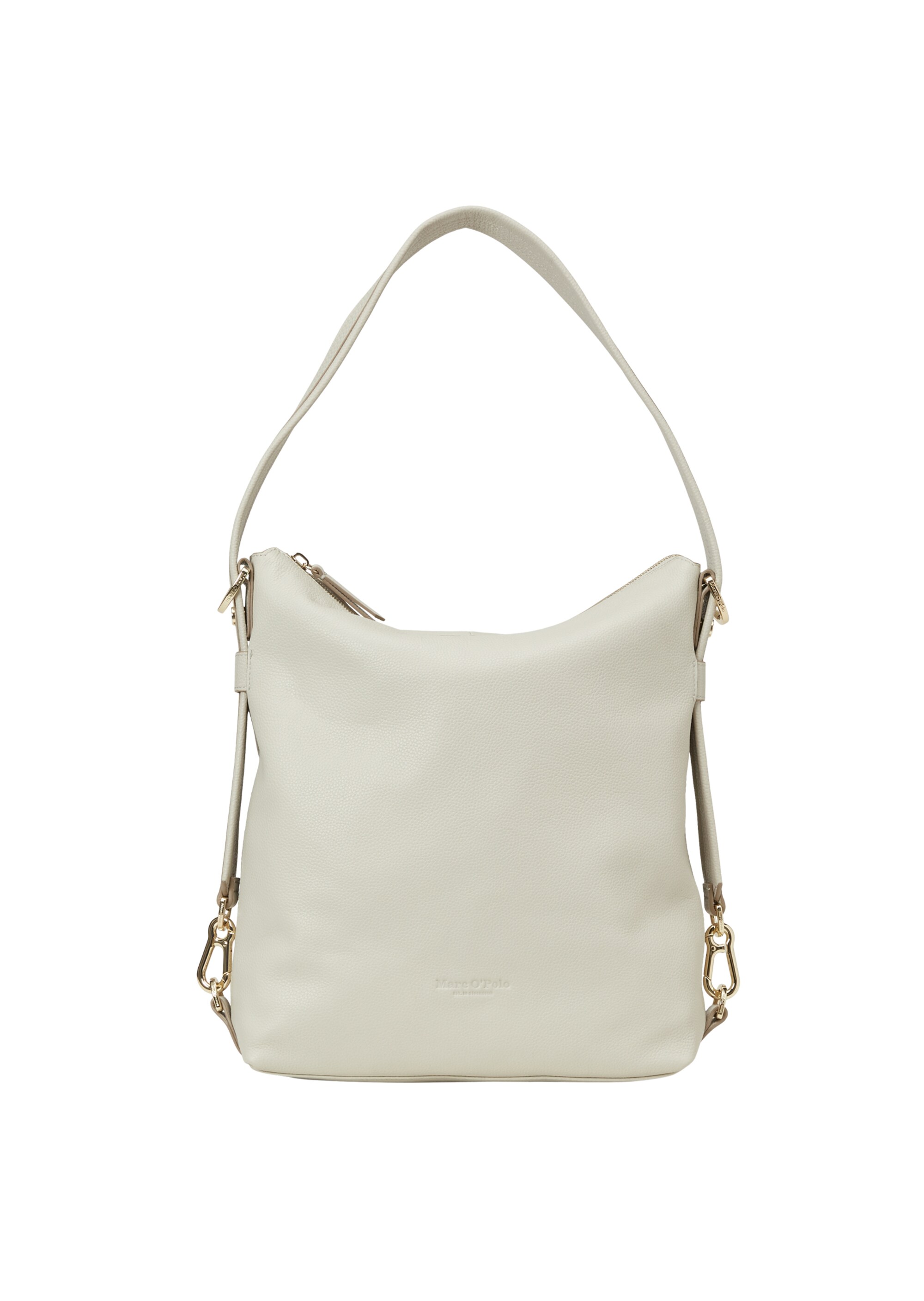 Hobo Bag medium aus fein genarbtem Leder