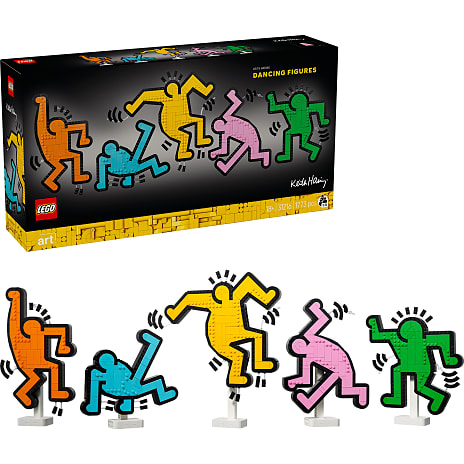 LEGO Art Keith Haring dansende figurer 31216