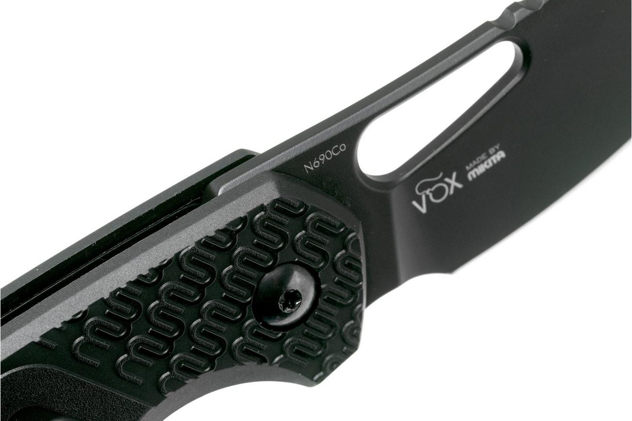 MKM Isonzo FX03-2PBK Cleaver Black FRN zakmes, Jesper Voxnaes design