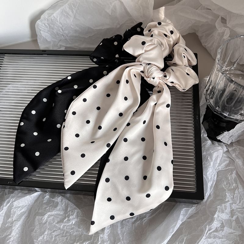 Sesori - Gestippelde strik scrunchie