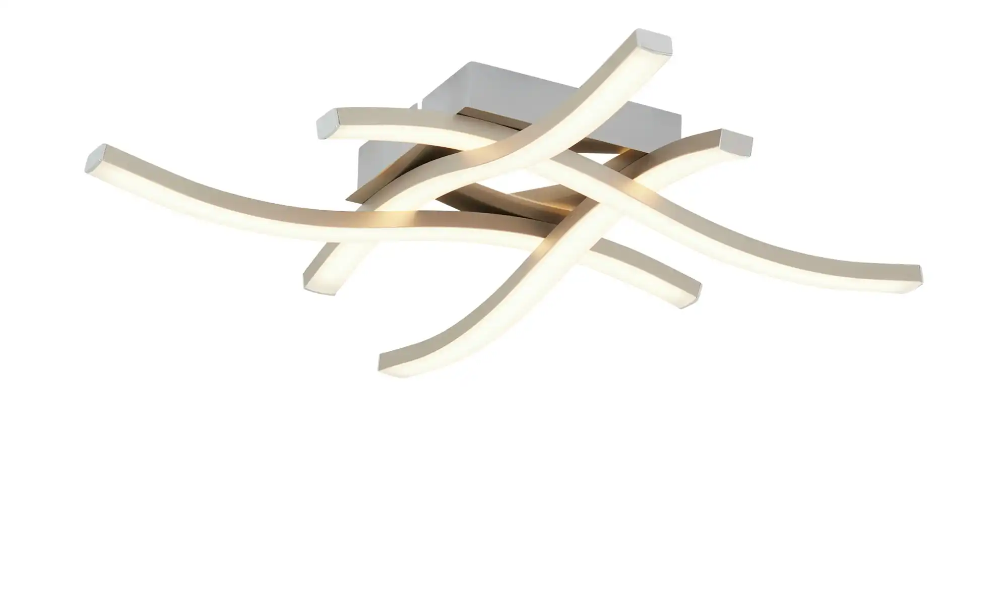 Trio LED-Deckenleuchte, 4-flammig, Nickel matt