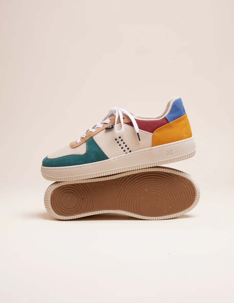Baskets basses Maxence H - Sapin crème sable