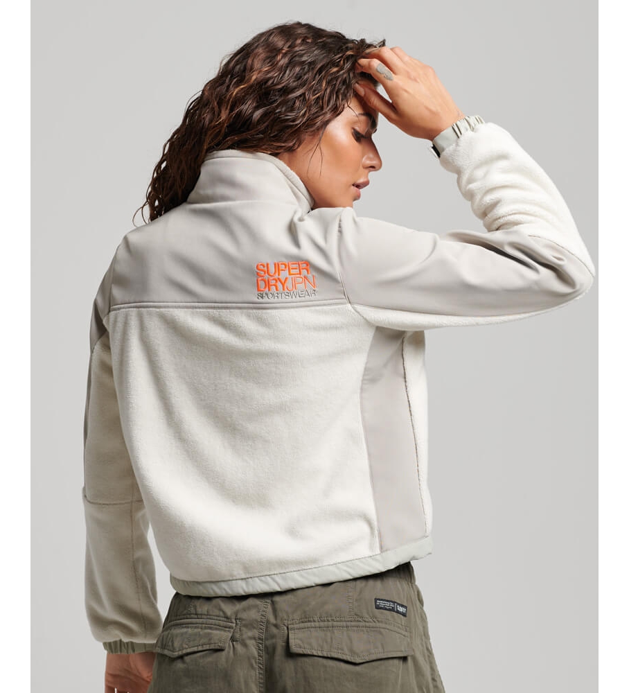 Casaco Superdry Code Hybrid Trekker bege