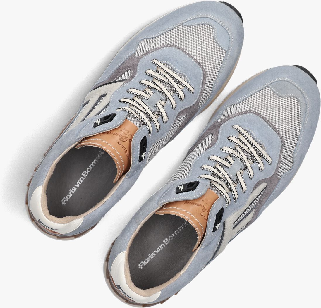 blauwe floris van bommel lage sneakers sfm-10153 de runner