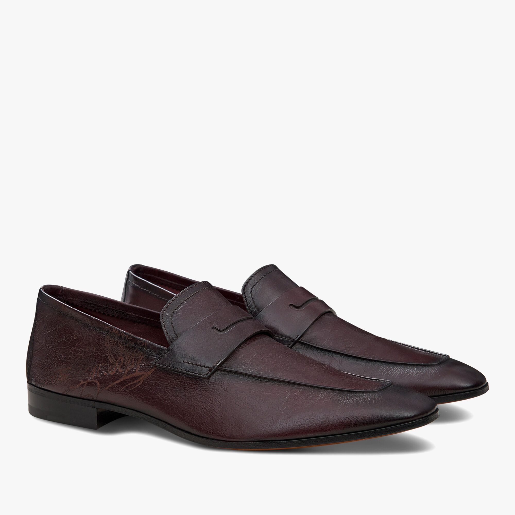 Mocassin Lorenzo En Cuir De Kangourou Scritto
