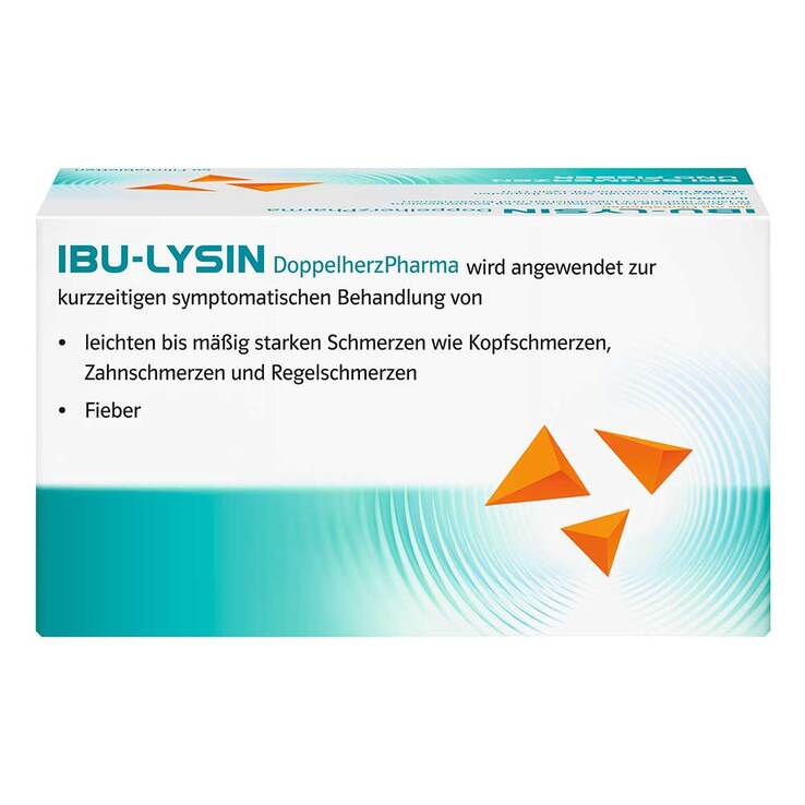 IBU-LYSIN DoppelherzPharma 400 mg Filmtabletten, 50 St