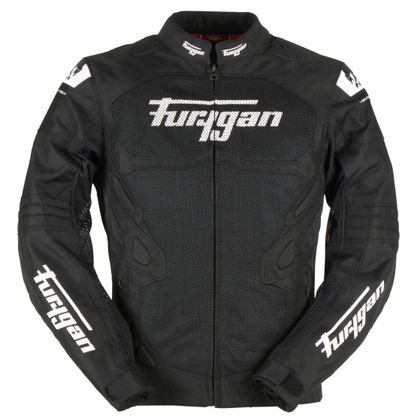 Blouson Furygan ATOM VENTED EVO - Noir / Blanc