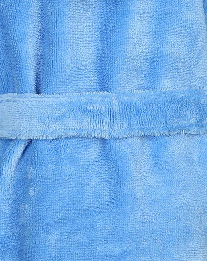 Bademantel SUPERFLAUSCH in blau