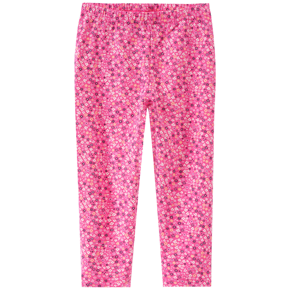 Topolino Mädchen Capri-Leggings im Millefleur-Design pink / bunt