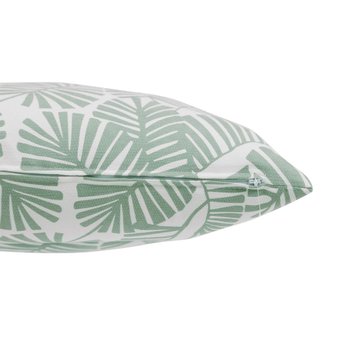 COUSSIN FYLIE 40X40CM PALMIER VERT DE GRIS