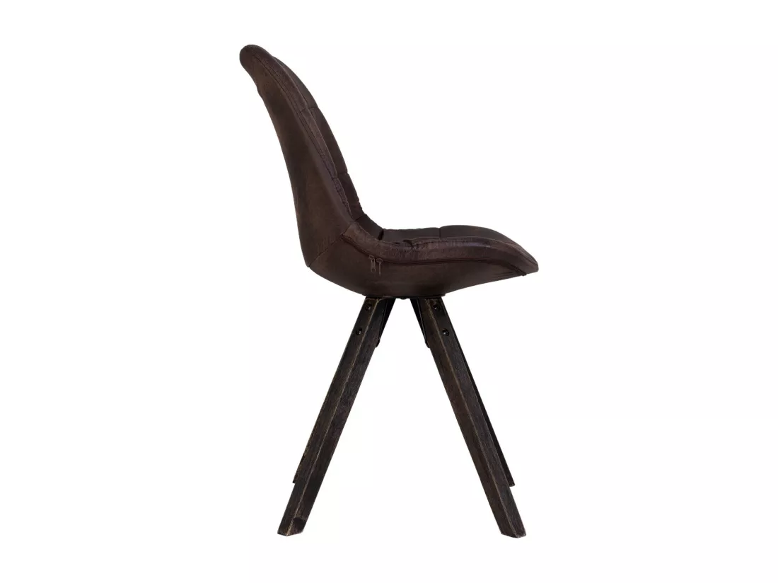 Chaise en bois rembourrée 48x44x84h cm