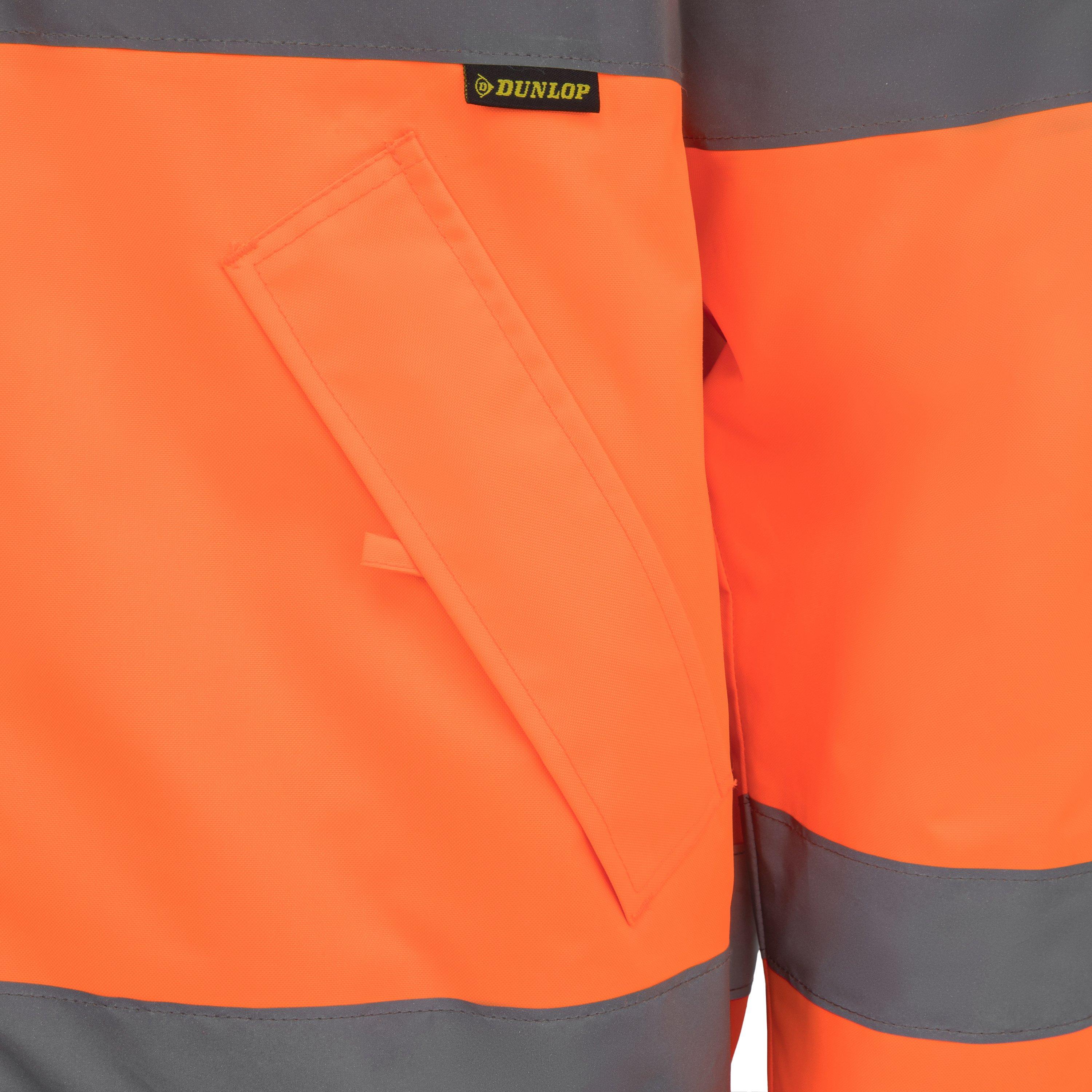 Dunlop Hi Vis Bomber Jacket Mens