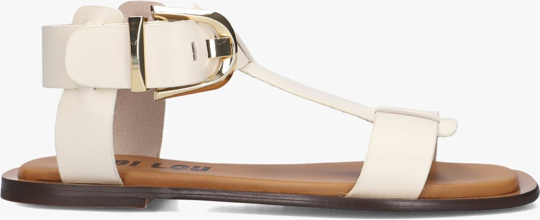witte bibi lou platte sandalen 901z10aa