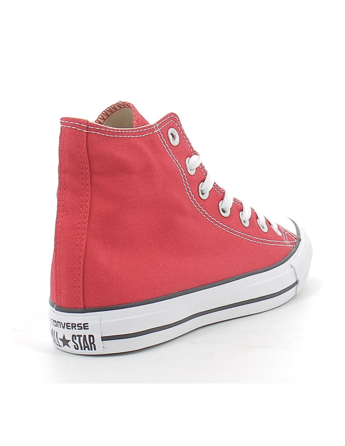 converse sneakers compensées montantes mixteall star hi rouge