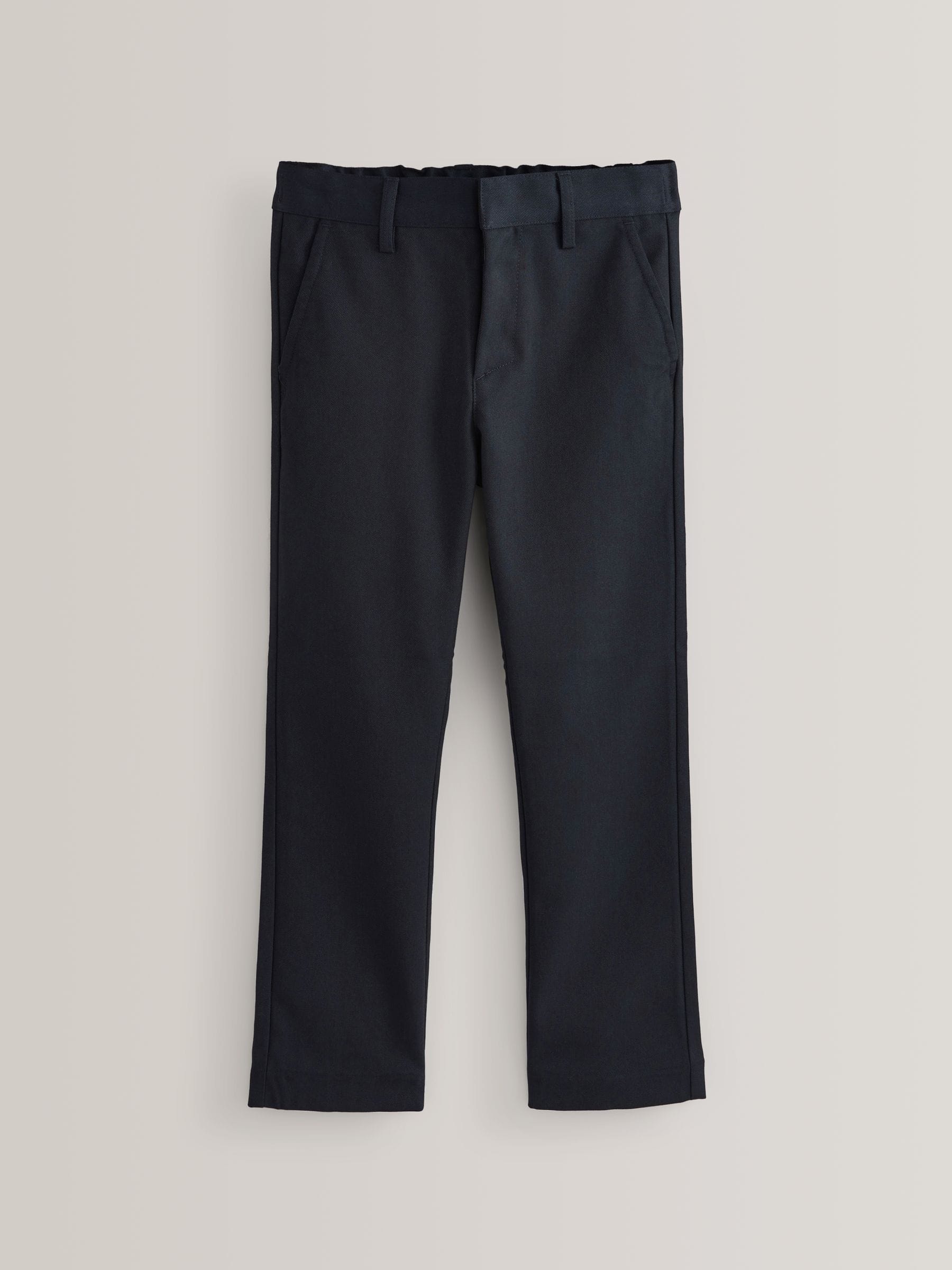 Marineblauw - Schoolbroek met rechte pijpen (3-17jaar)