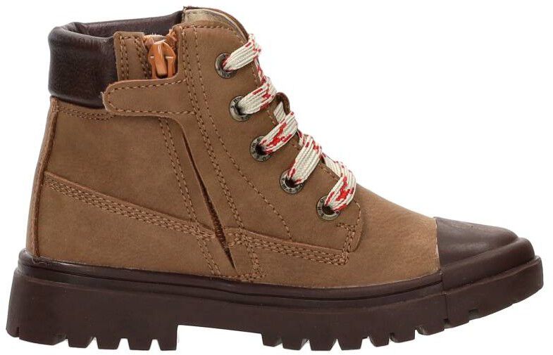 Shoesme Veterschoenen Hoog cognac