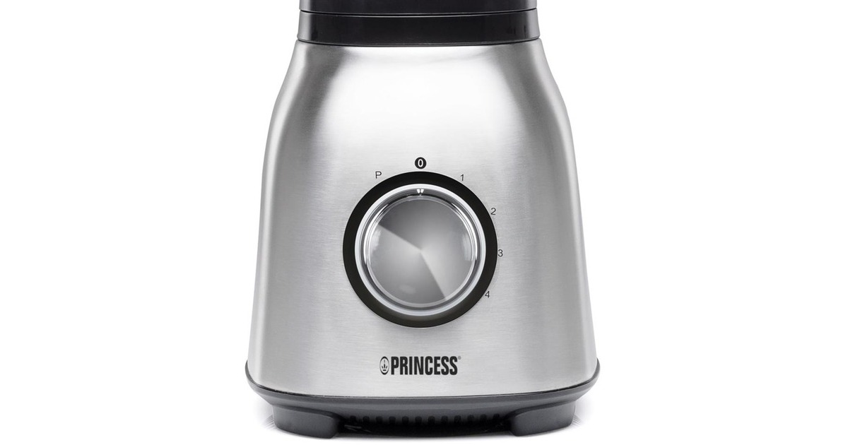 Princess212091 Blender RVS 1000  (Geborsteld rvs/zwart)