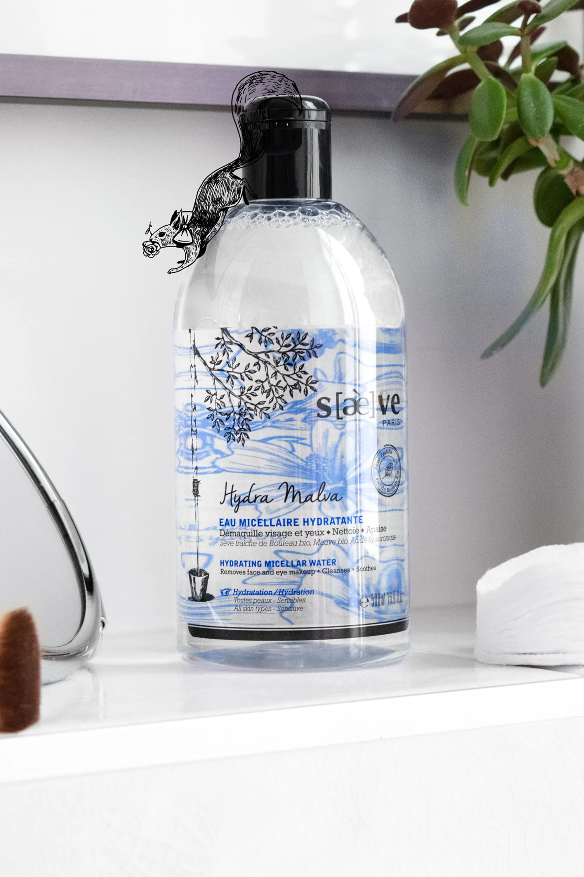 Saeve Eau micellaire hydratante Hydra Malva-500 ml