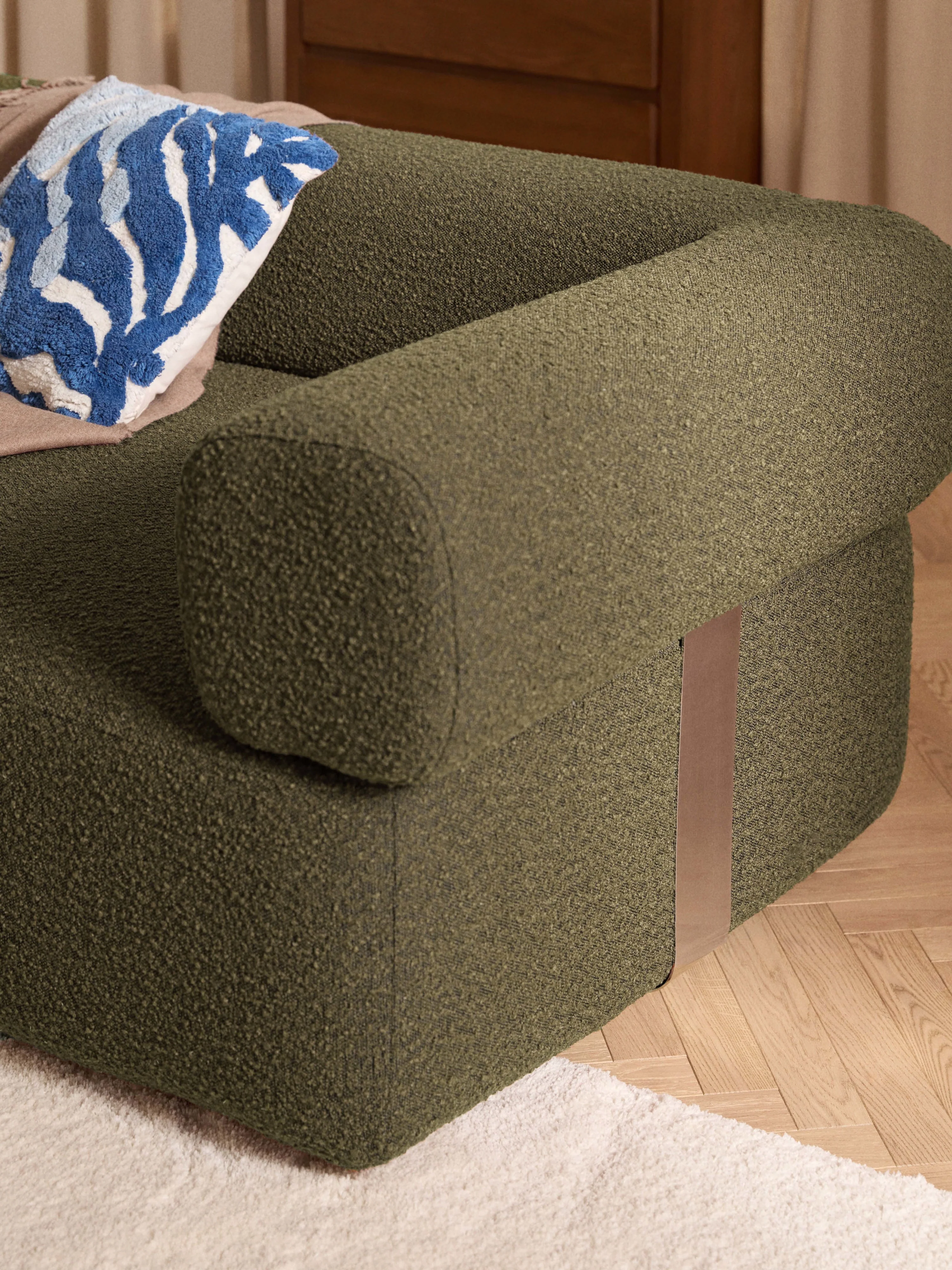Modulaire bouclé bank Anton (3-zits)
