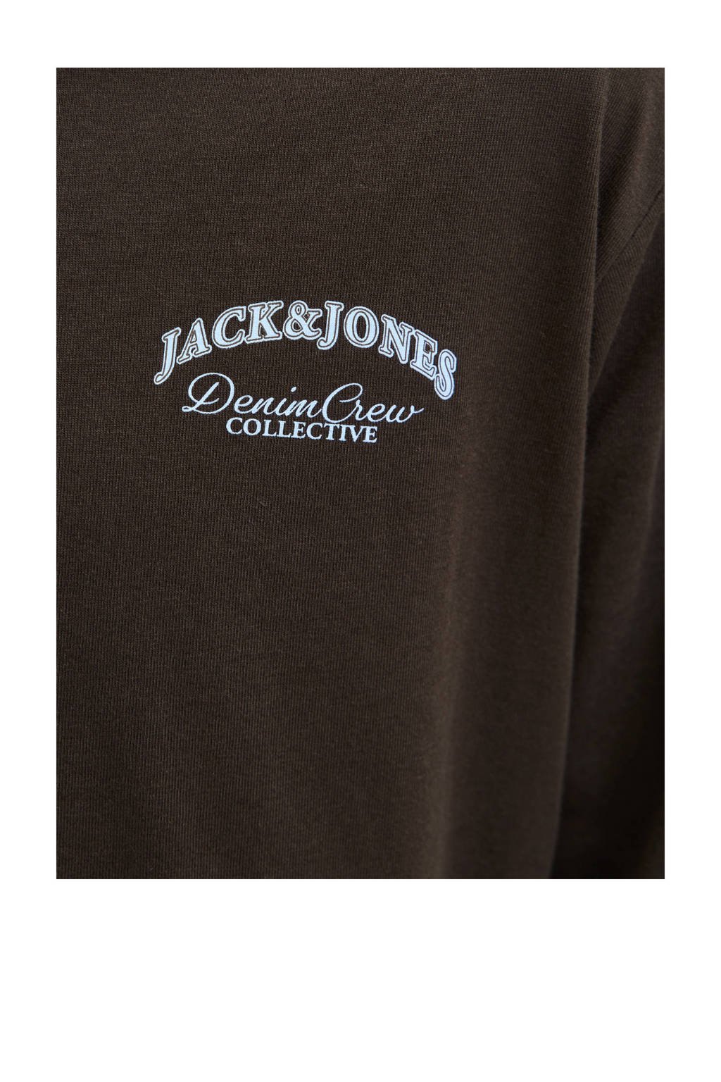 JACK & JONES JUNIOR longsleeve donkerbruin