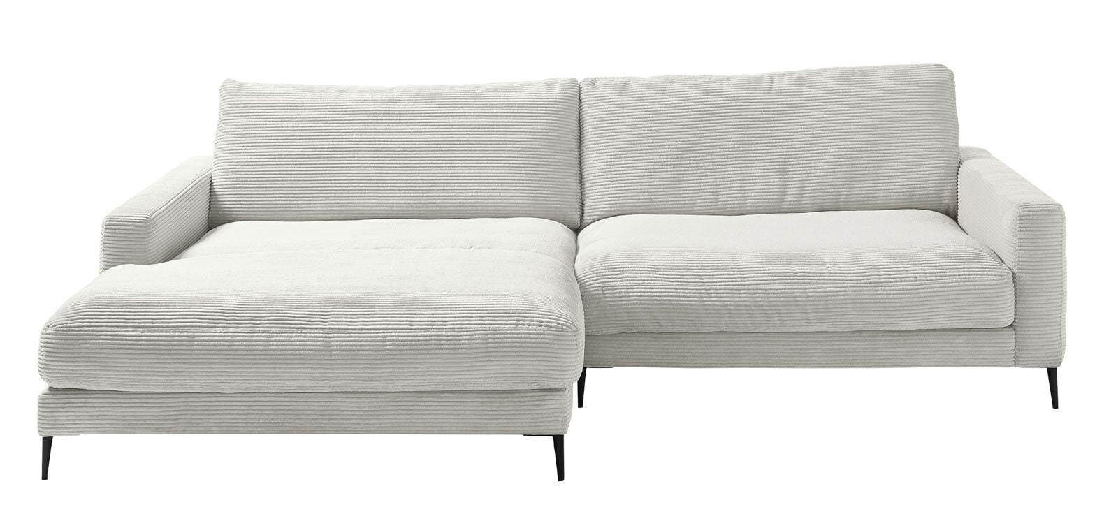 Ole Gunderson Ecksofa DOWNTOWN 170 x 272 cm Cord light grey