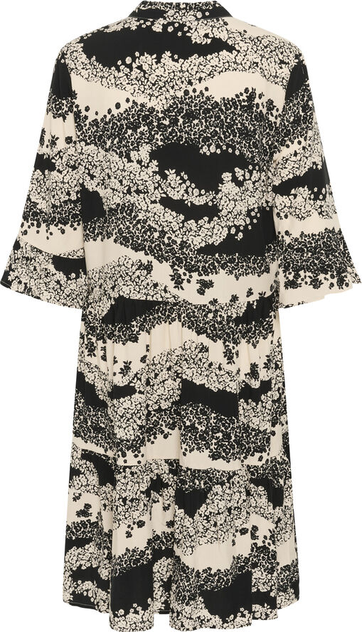 Saint Tropez EdaSZ Dress Black wavy flowers