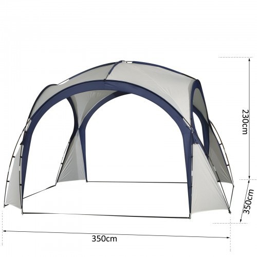 Toldo aberto impermeável Outsunny, várias cores