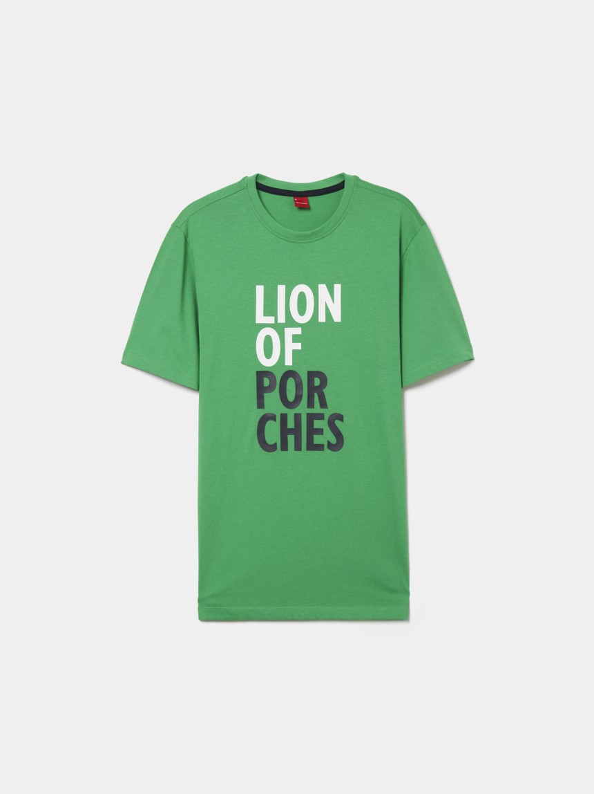 T-shirt de algodão com estampado