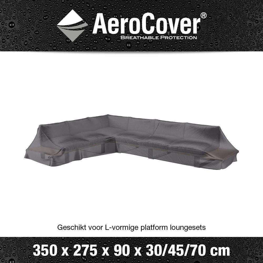 Platinum Outdoorable loungesethoes links AeroCover 350 x 275 x 70 cm