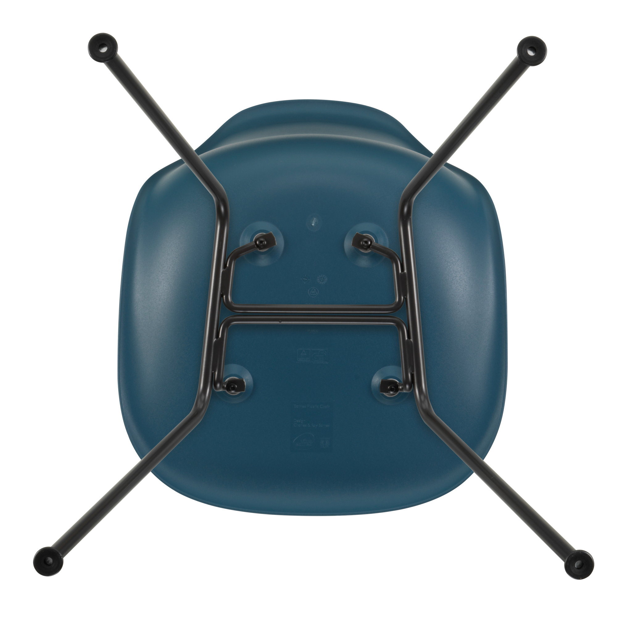Eetkamerstoel DSX RE zwart Sea Blue
