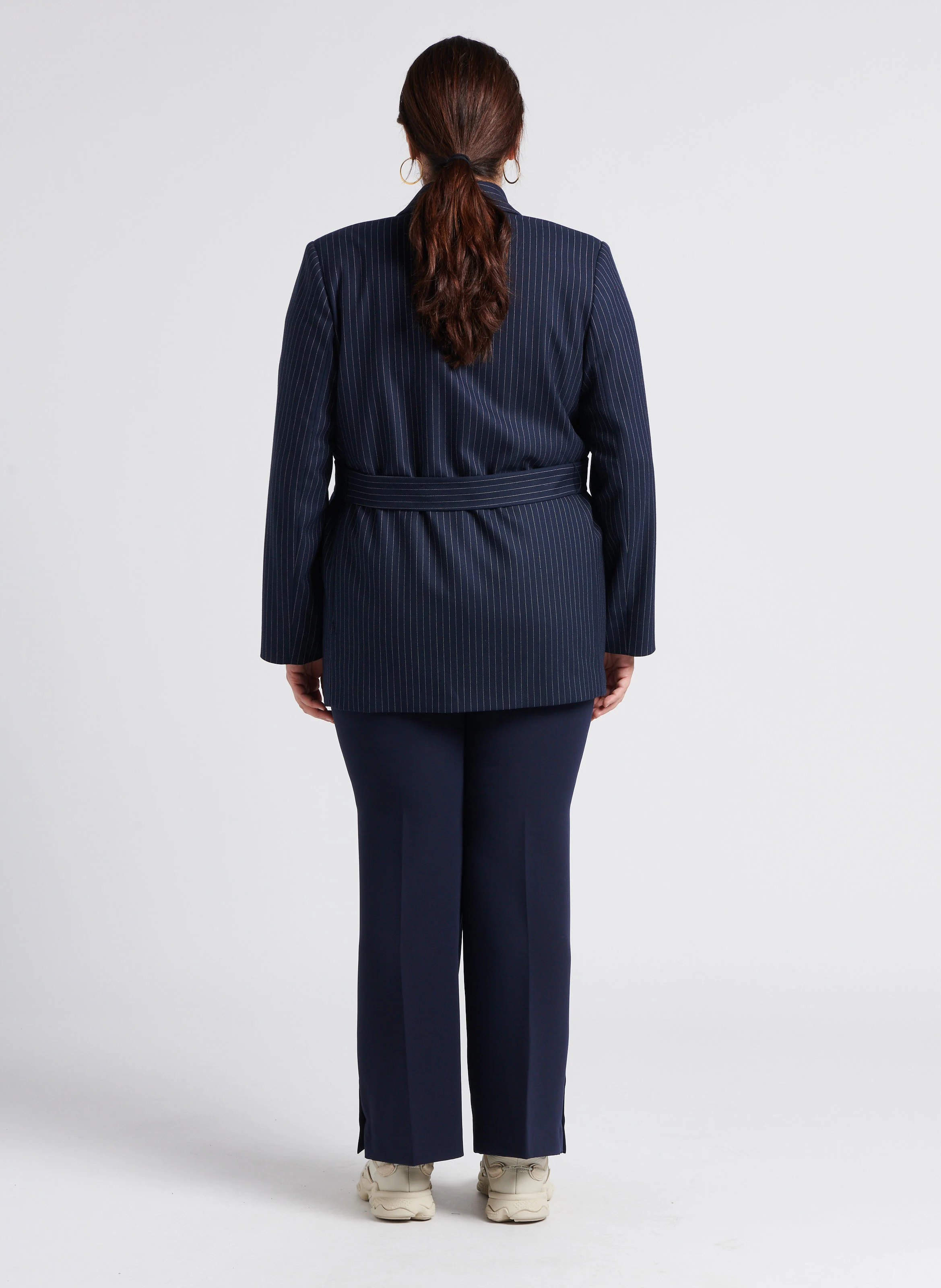 ROBIN - Pantalon droit taille haute | Noir