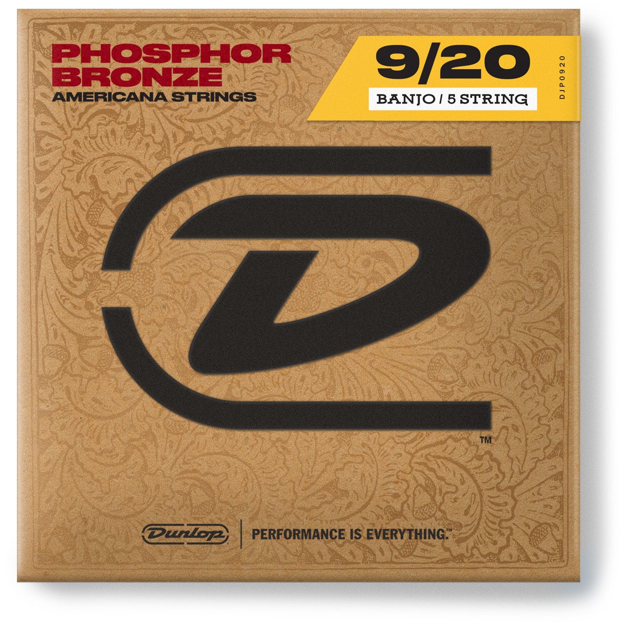 Dunlop DJP0920 Americana Phosphor Bronze Banjo Light 09-20 snarenset voor 5-snarige banjo