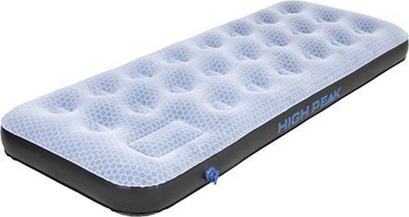 Opblaasbaar Bed - Grijs - Viscose - Ideaal Voor Kamperen