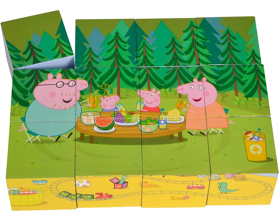 Würfelpuzzle PEPPA PIG 13-teilig