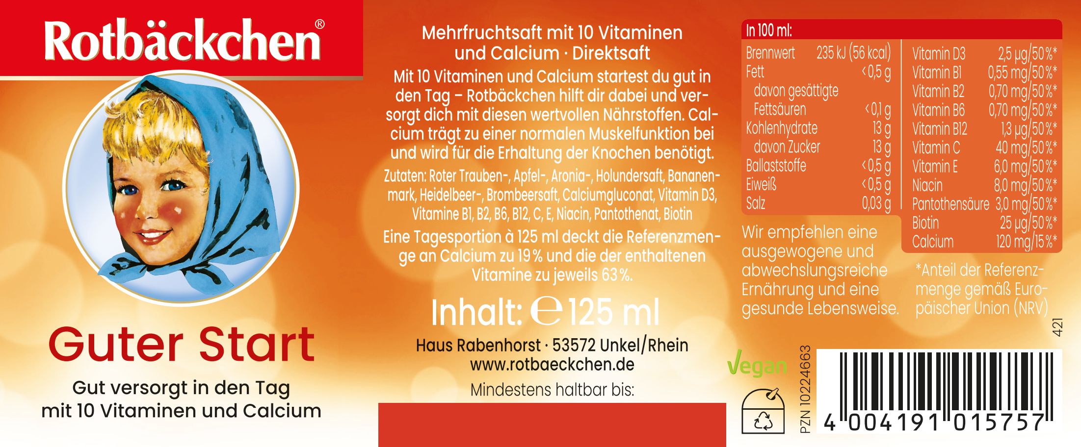 Rotbäckchen Guter Start Mini