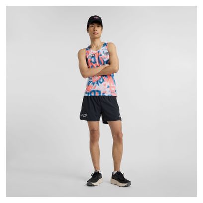 Débardeur New Balance London Edition Printed Athletics Blanc/Rouge/Bleu Homme