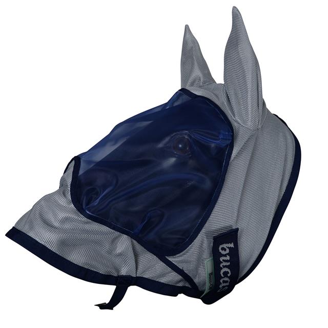 Vliegenmasker Bucas Buzz-Off Deluxe With Ears Blauw